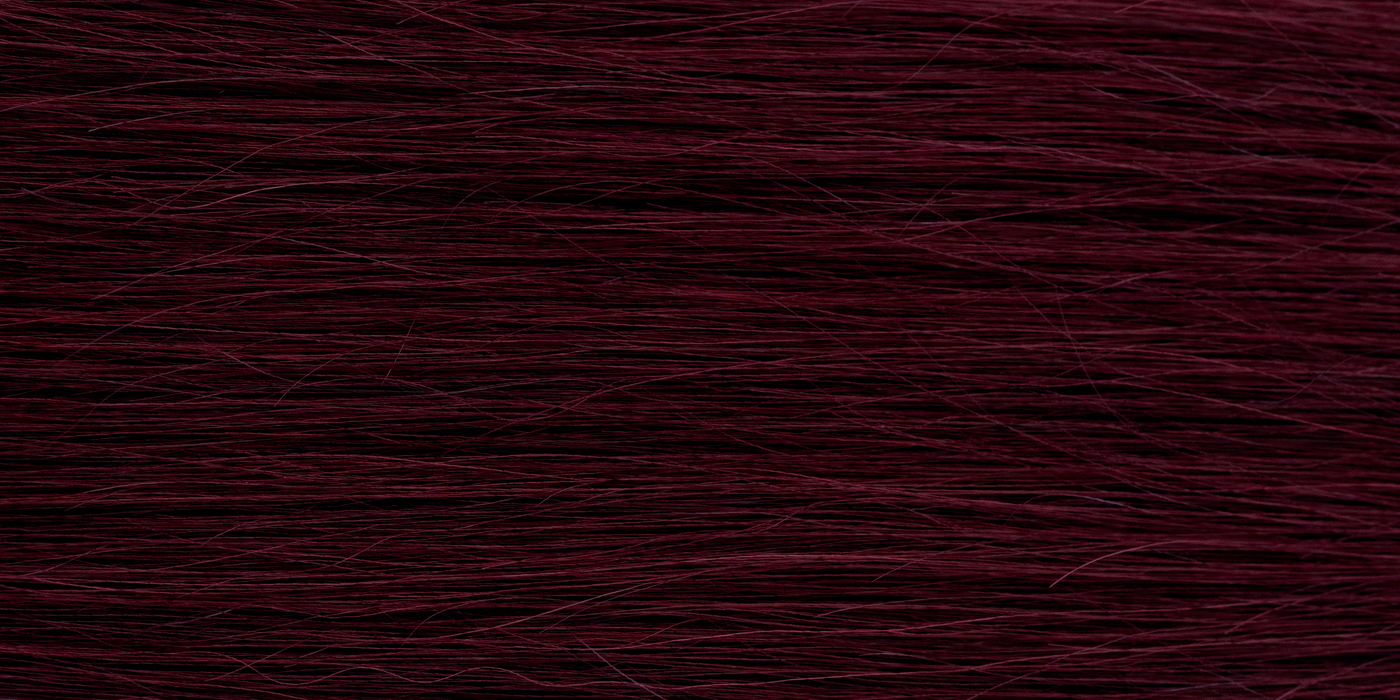 J99 Color Dark Burgundy J99 Straight Keratin Fusion Hair Extensions by Aqua Hair ...