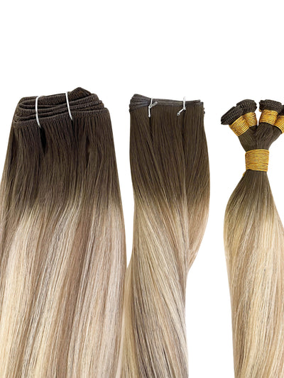 Straight Q-Weft Hair Extensions by Aqua Hair Extensions