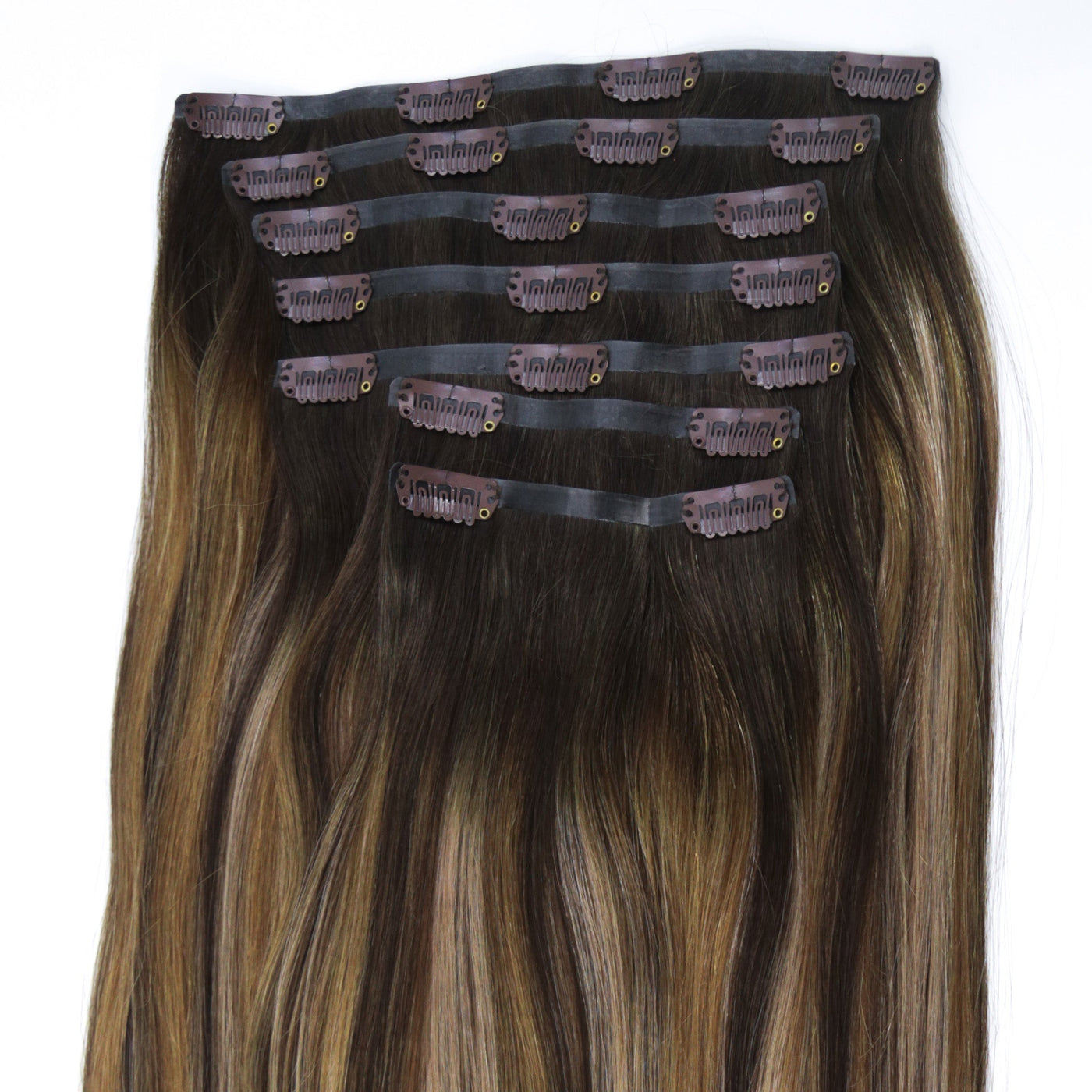 Pacific Balayage Ultra Narrow Clip In Hair Extensions