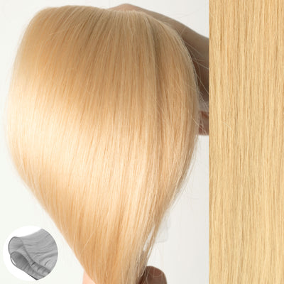 #22 Light Blonde - Straight Q-Weft Hair Extension by Aqua Hair Extensions